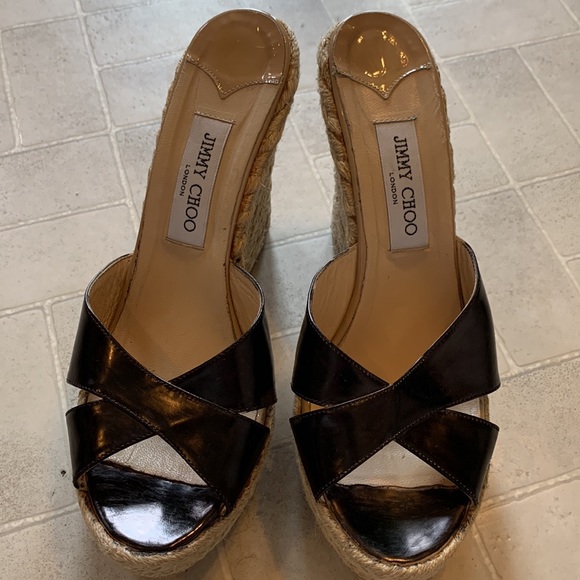 Jimmy choo wedge heel slides - Picture 2 of 9